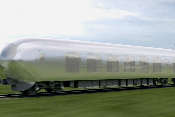 JAPAN’S ‘INVISIBLE TRAIN’ front profile