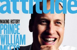 Prince William gay magzine cover profile