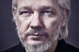 Julian Assange front profile