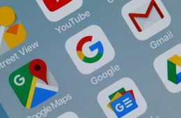 Google Apps on Phone Screen