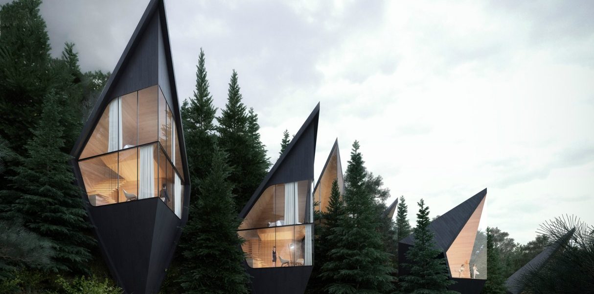 peter pichler designed tree house in dolomites italy